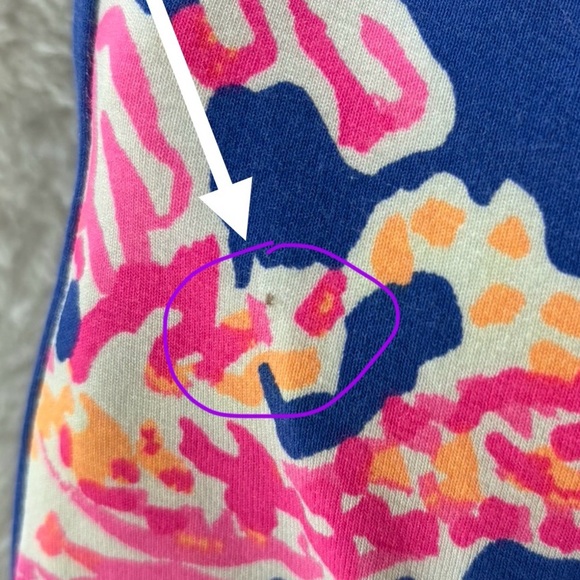 Lilly Pulitzer Strapless Fit & Flare Dress Sz 2XS Blue pink - Picture 11 of 11